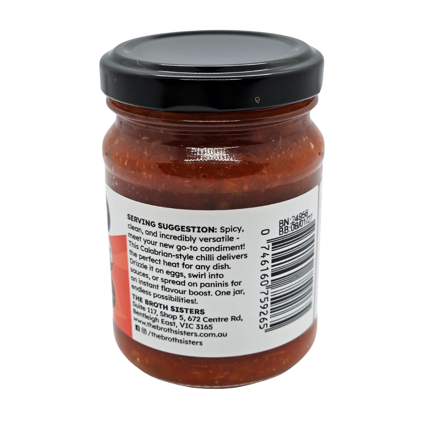 Fermented chilli paste, Calabrian recipe, all-natural, rich & spicy