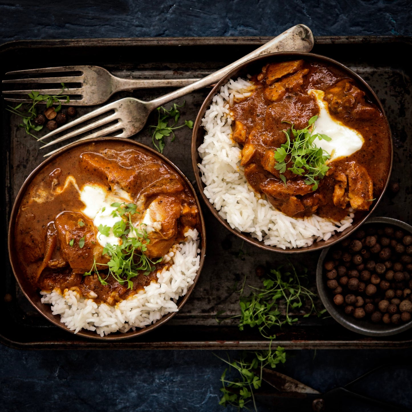 Delicious butter chicken paste with no artificial colours, flavours, or preservatives.