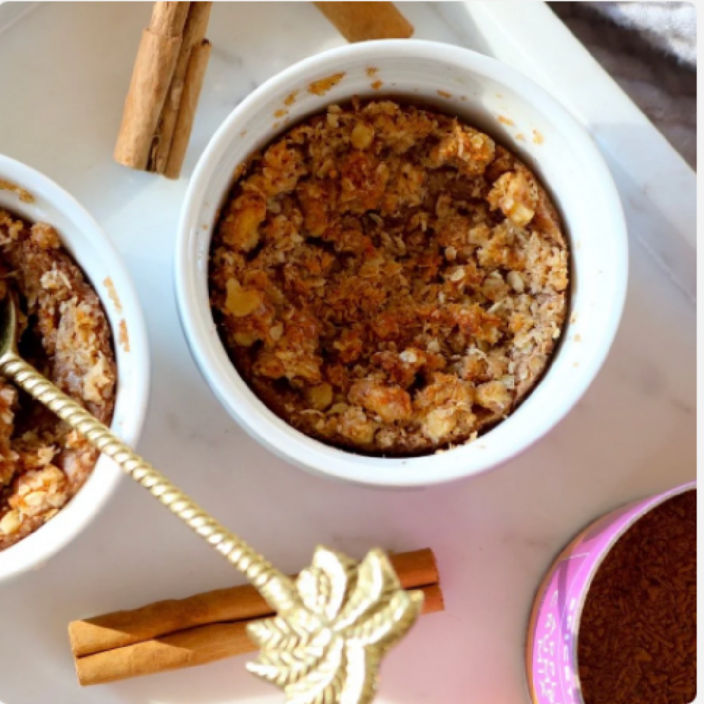 Apple crumble spice mix, aromatic cinnamon blend for baking, 100g.