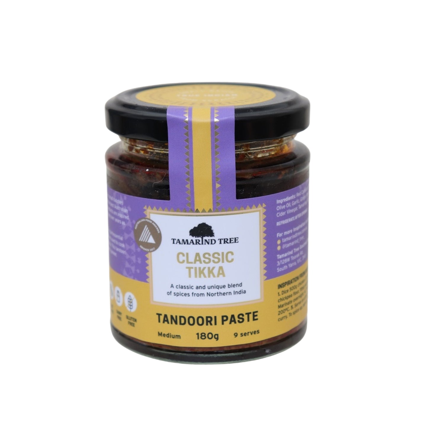 Classic tikka tandoori paste, 9 serves, North Indian spices, unique blend of spices