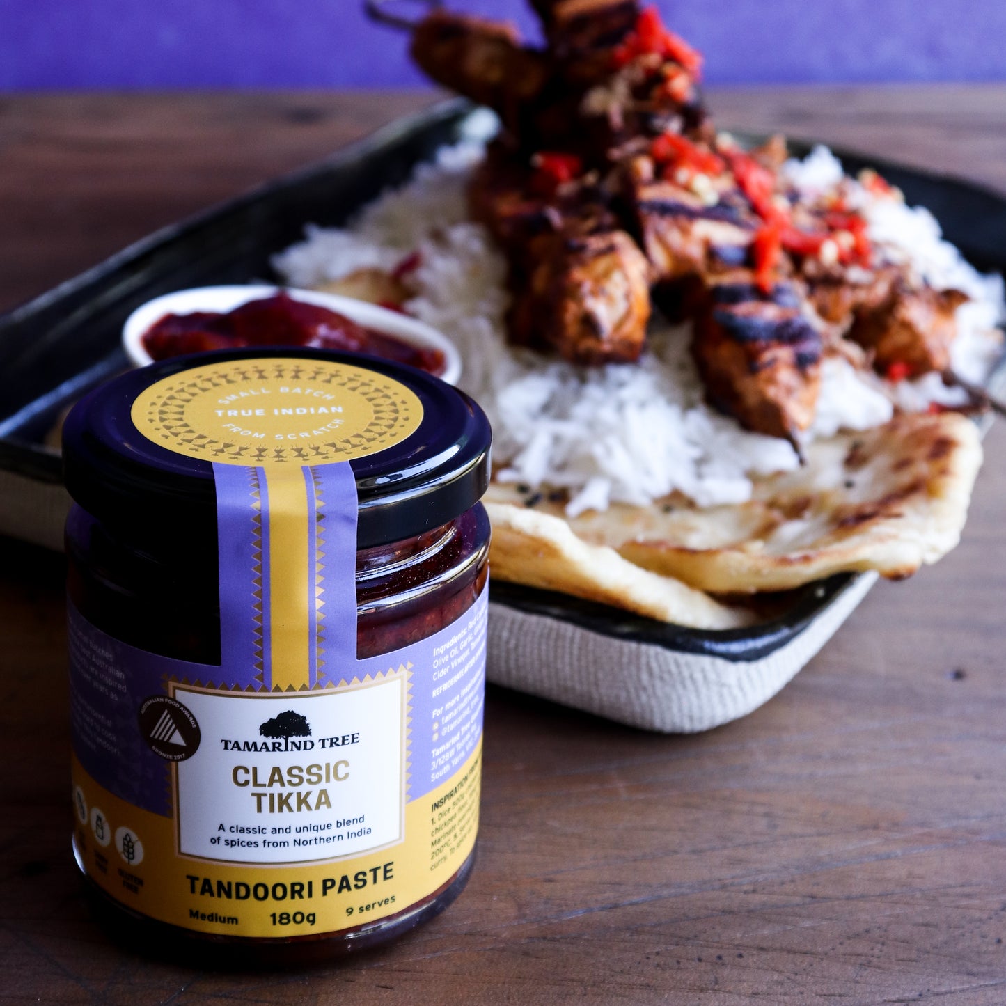 Classic tikka tandoori paste, 9 serves, North Indian spices, award-winning