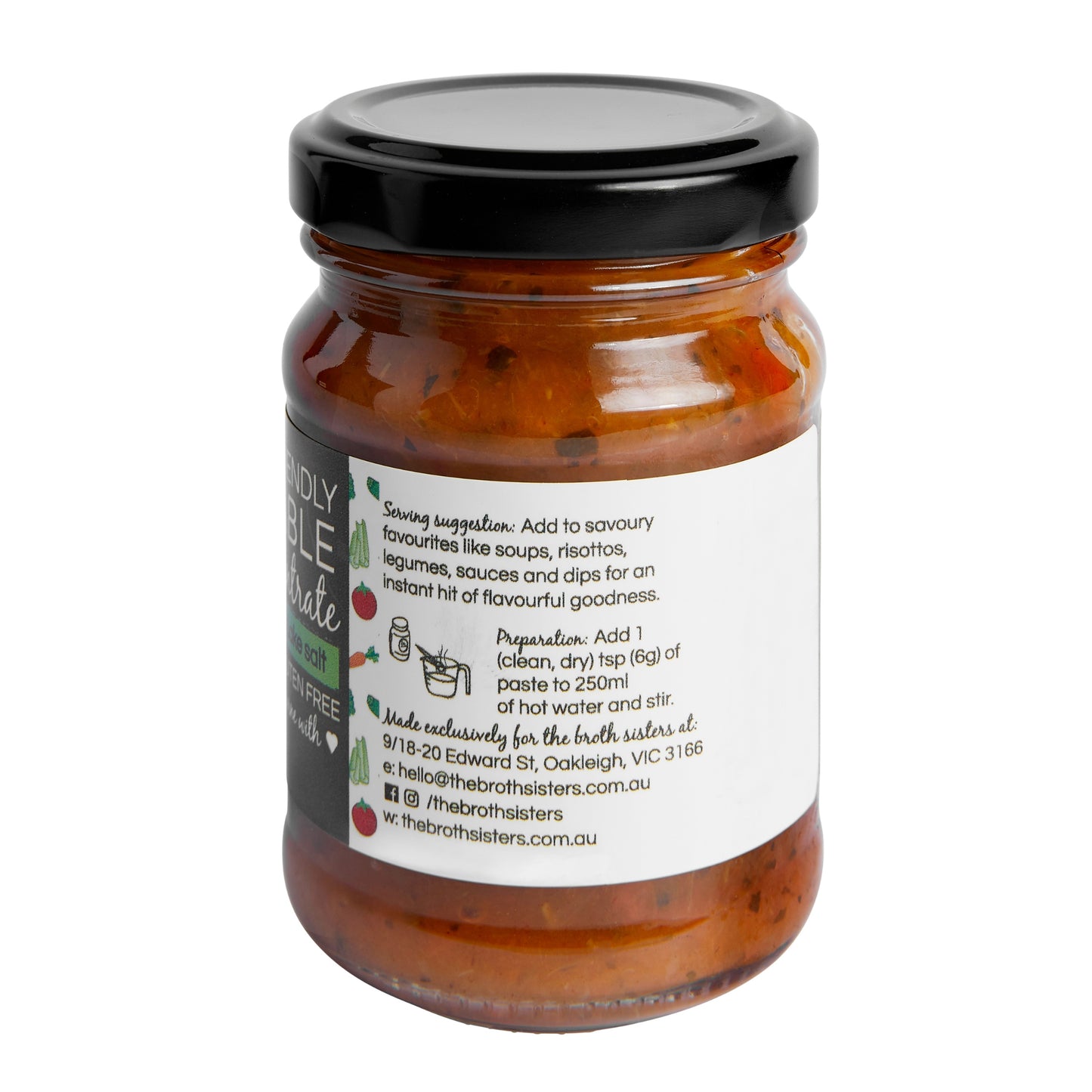 FODMAP-friendly vegetable stock concentrate, additive-free, makes 7L