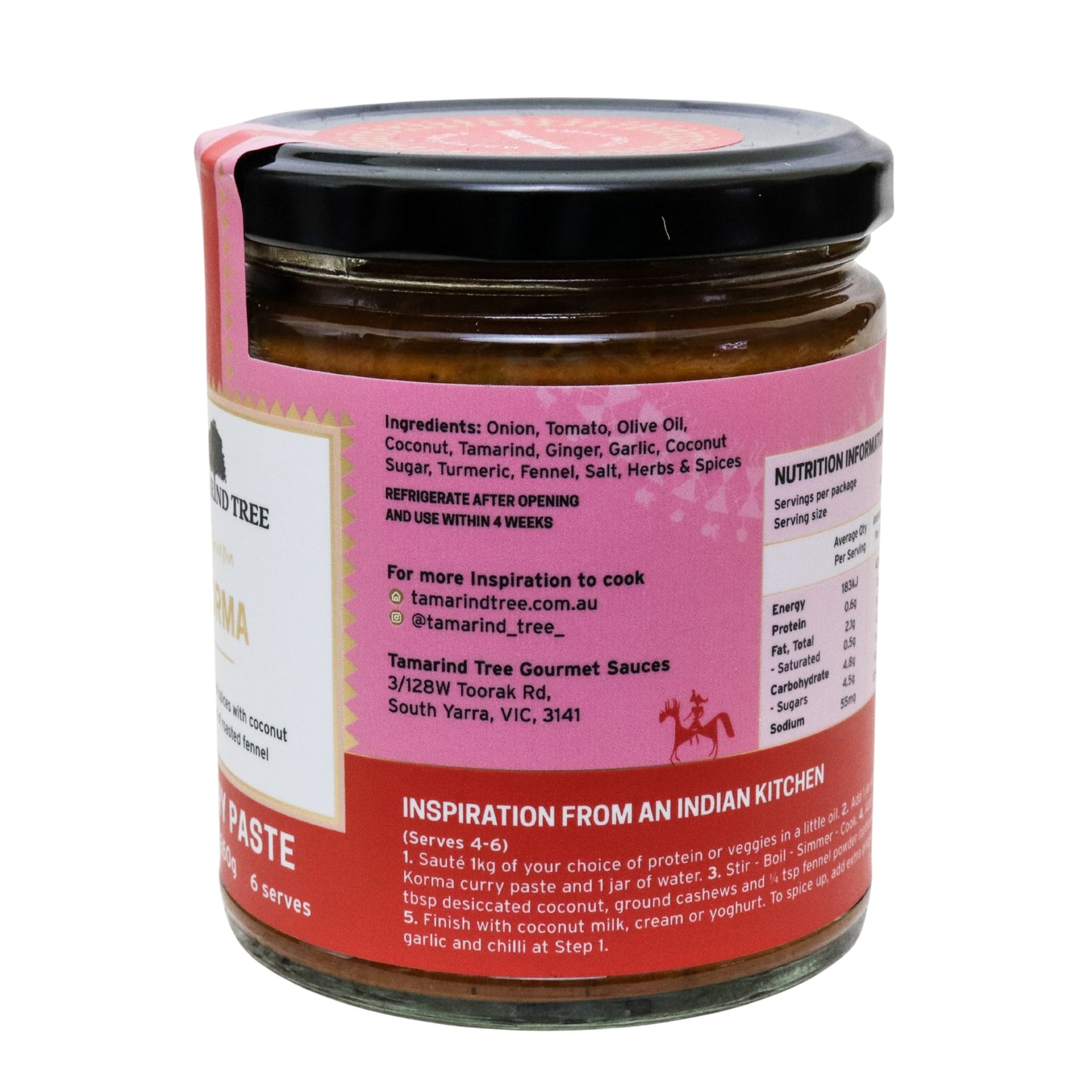 Rich, fragrant Korma paste with roasted fennel & traditional spices.
