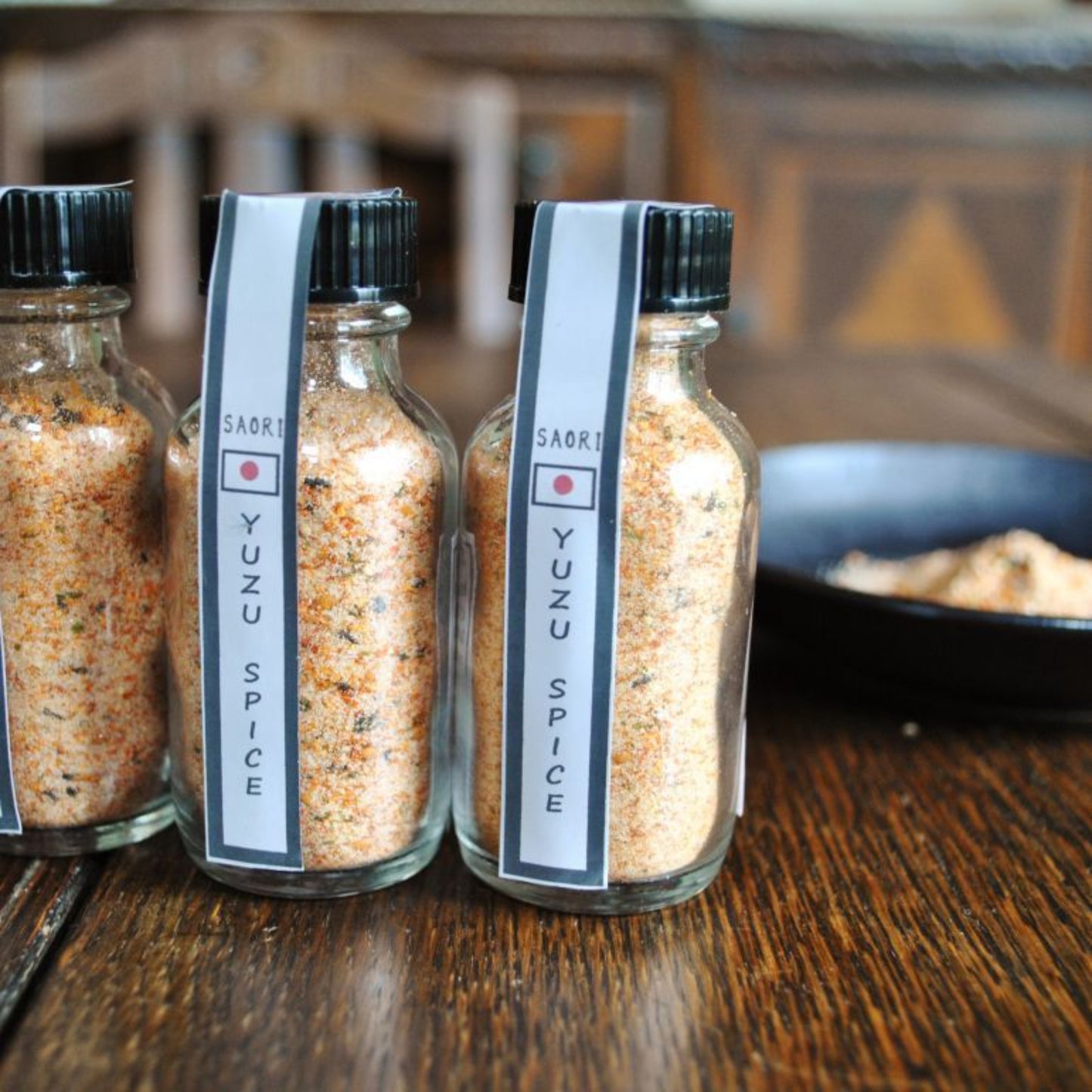 SAORI Japanese Yuzu Spice, bold yuzu and chilli seasoning, perfect for sushi, ramen, and rice
