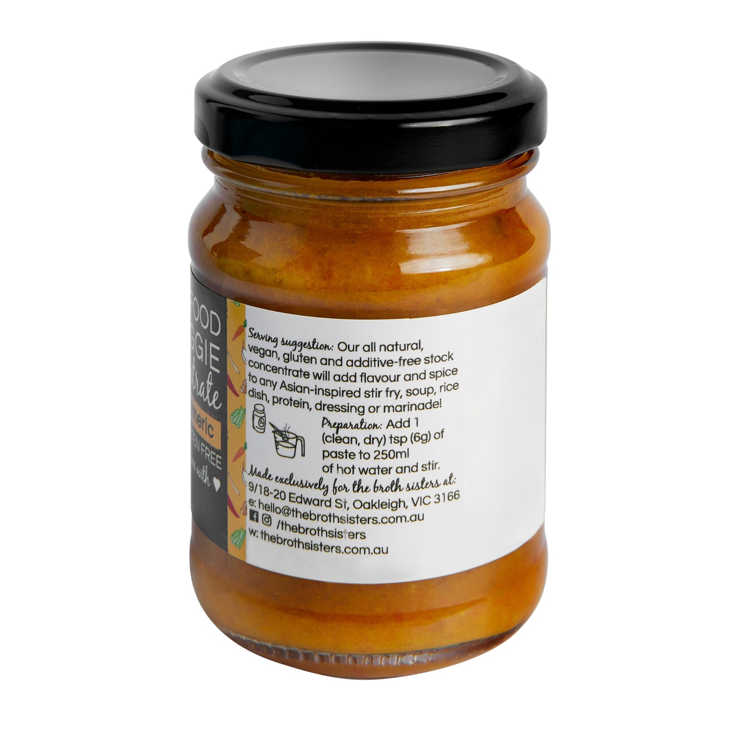 Asian veggie stock paste, lemongrass-infused, makes 7L of rich stock