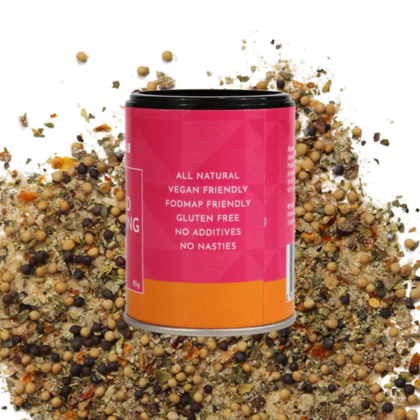 Herb and spice salad dressing mix, zesty lemon and tomato, 100g pouch