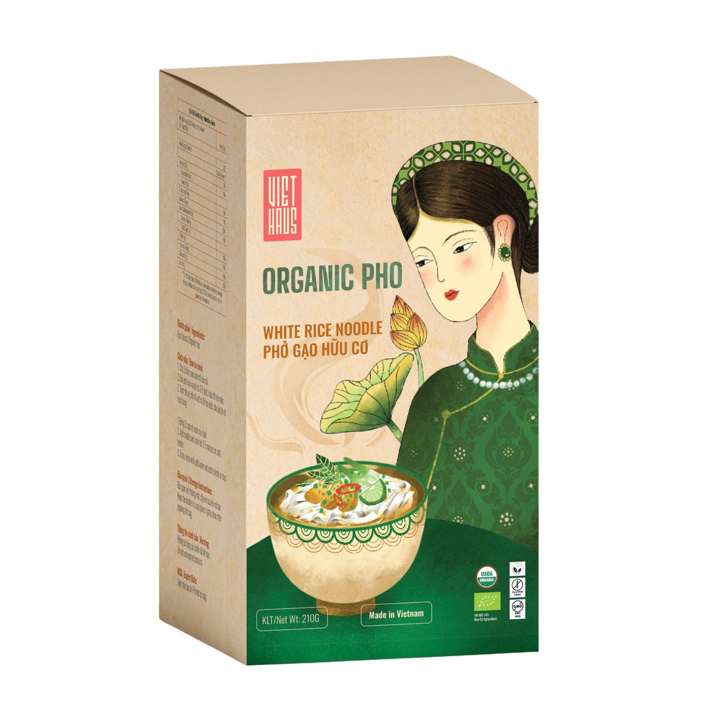 Organic Pho Rice Noodles Vietnamese Flat Rice Noodles