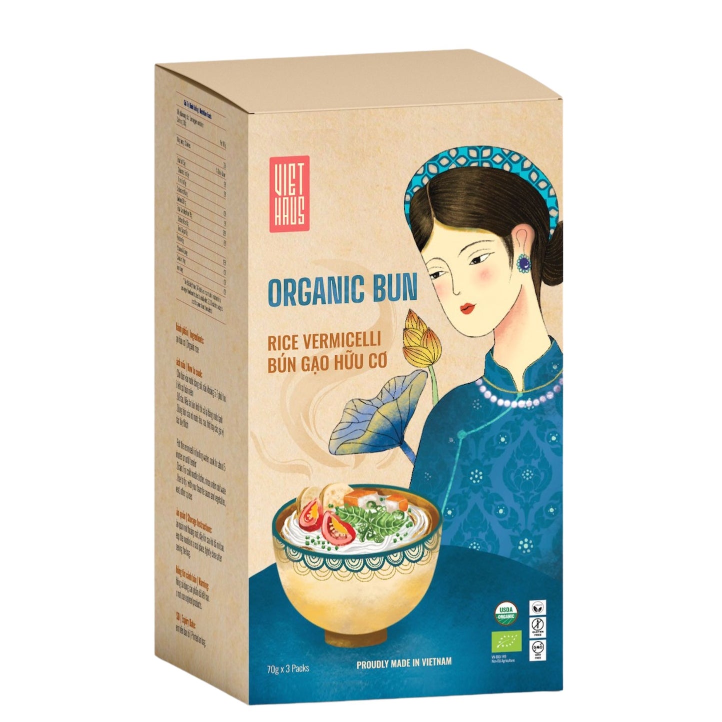 Organic Rice Vermicelli (Bún) Vietnamese Rice Noodles
