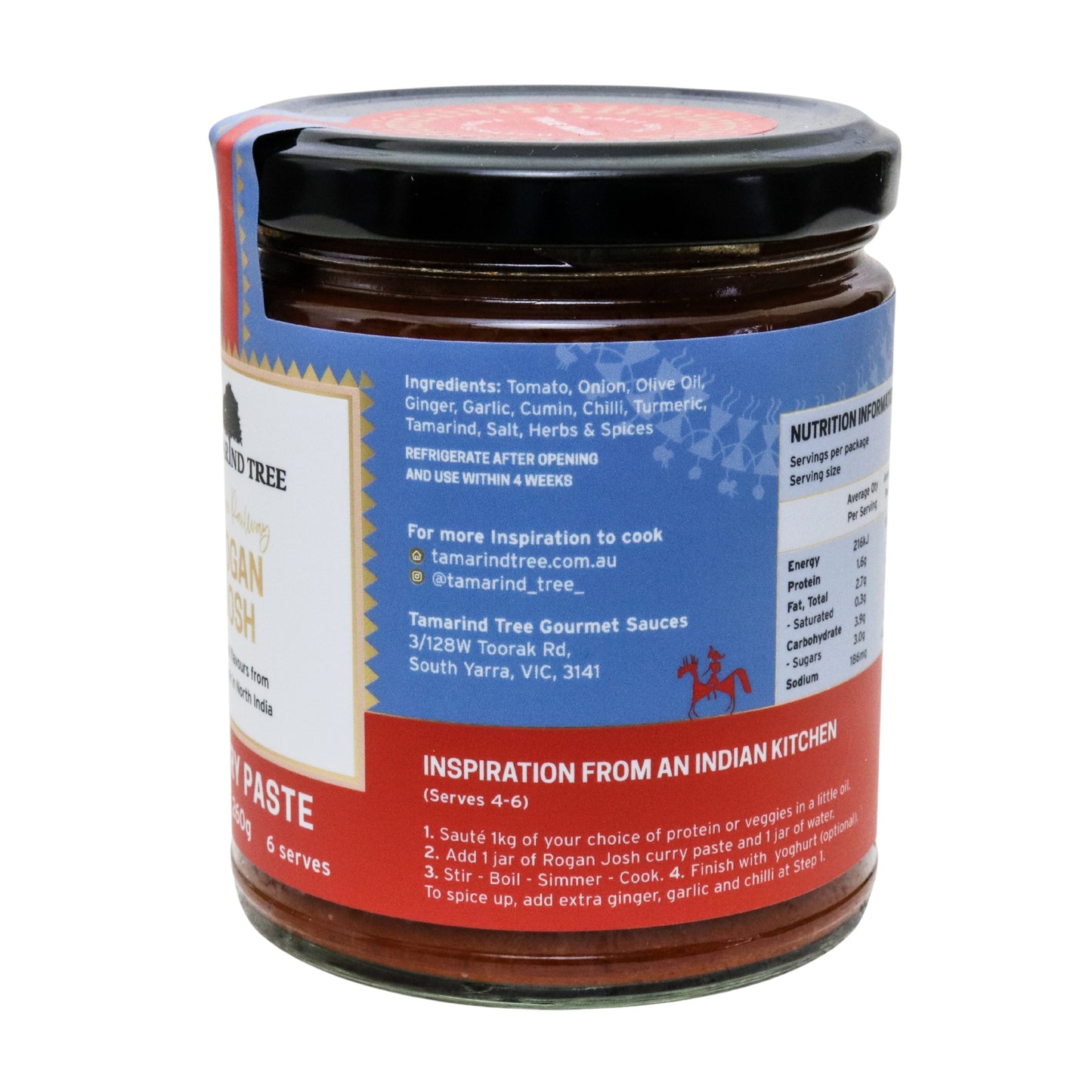 Bold and spicy Rogan Josh curry paste with rich Persian influences.