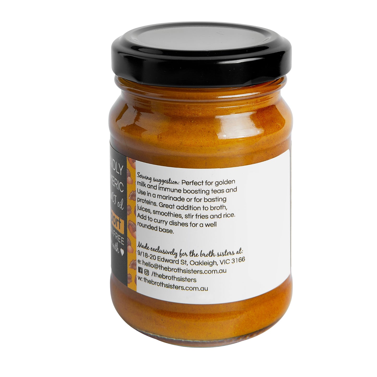 Turmeric & ginger paste, nutrient-rich & versatile, 33 serves per jar