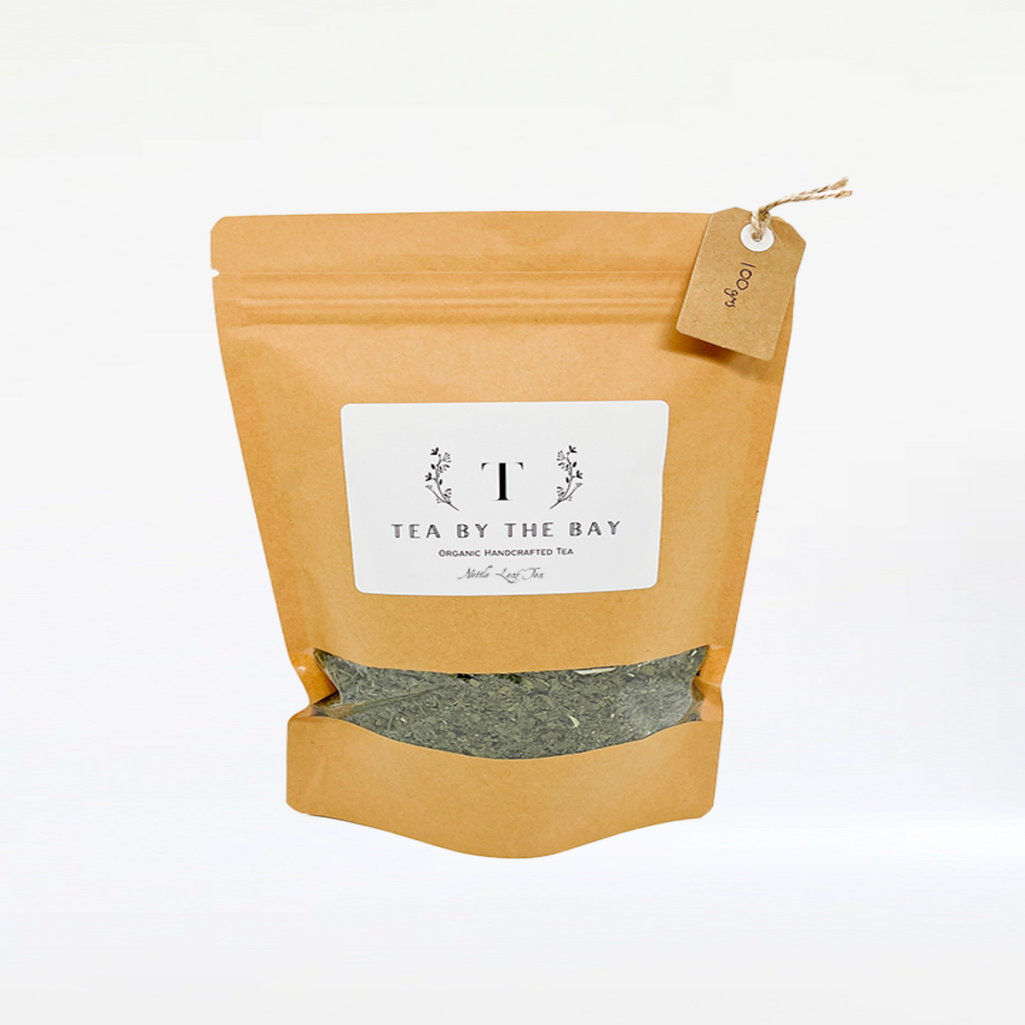 Organic nettle leaf tea, caffeine-free herbal infusion for vitality, 100g