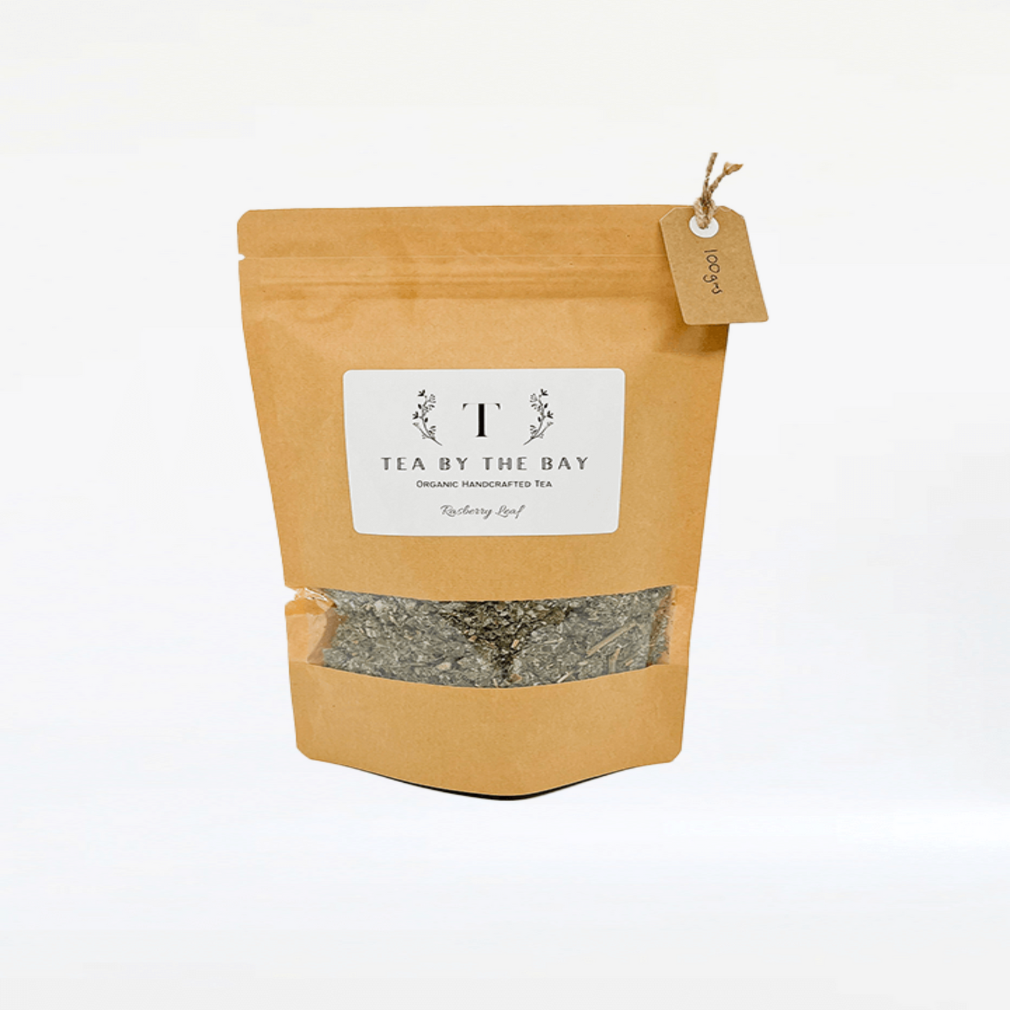 Organic raspberry leaf tea, herbal infusion for women’s wellness, 100g