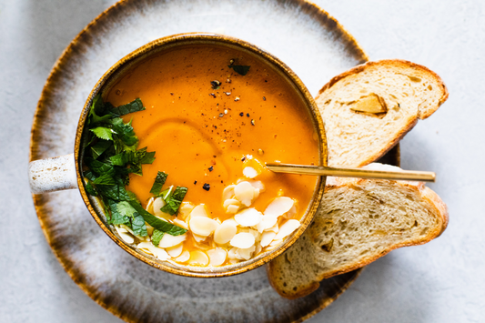 Low FODMAP Turkish Sweet Potato Soup: A Gut Friendly Bowl of Goodness