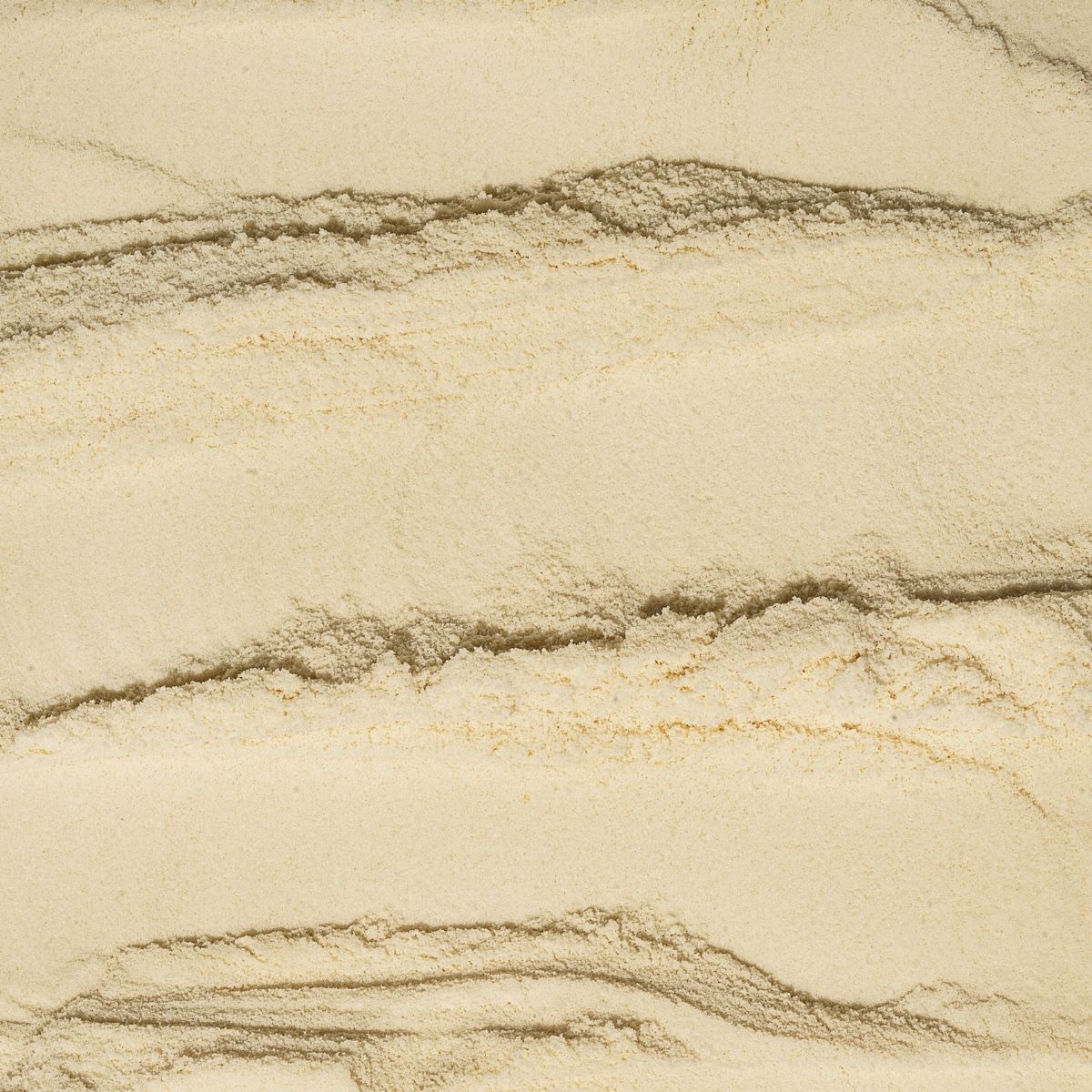 Close-up of natural whey protein powder.