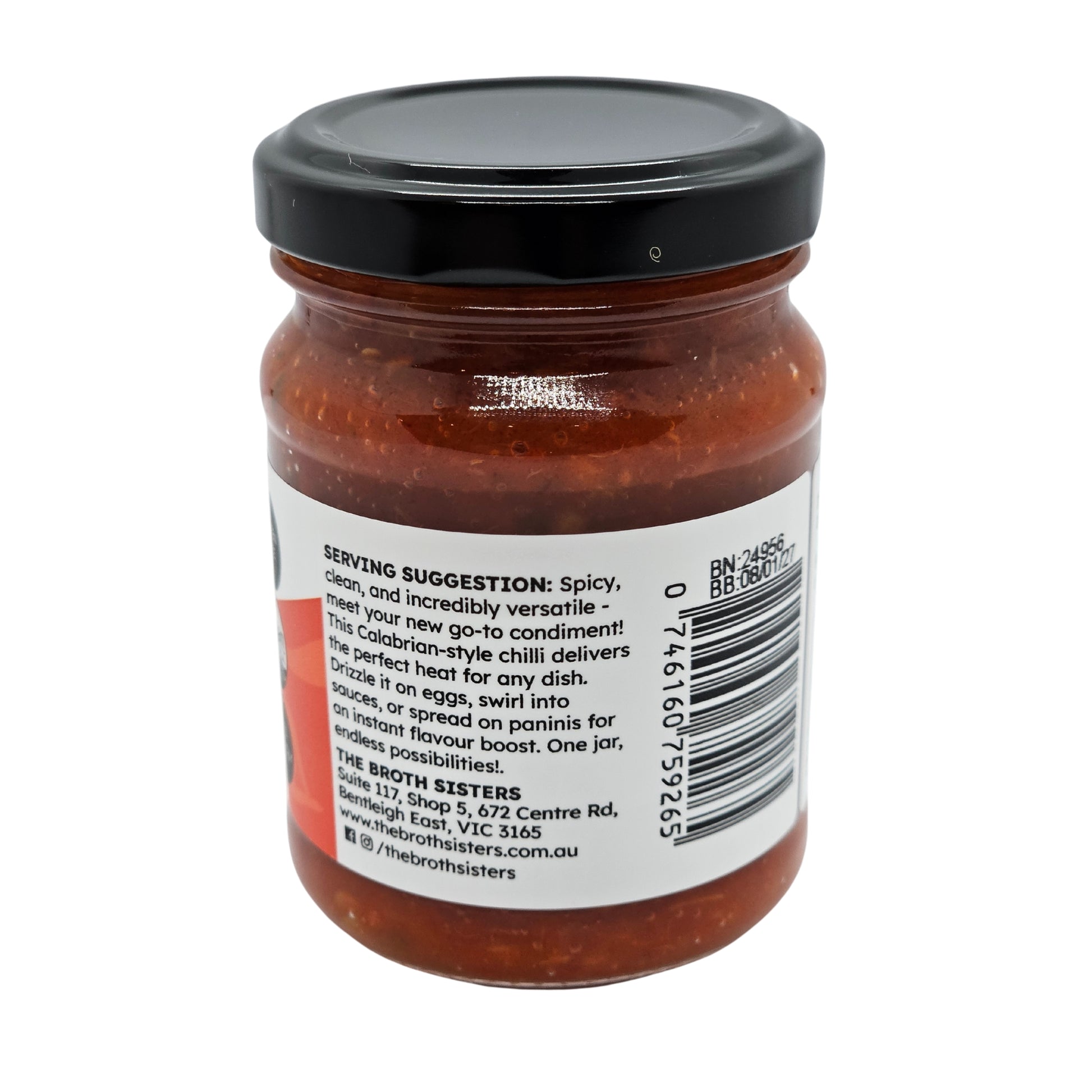 Fermented chilli paste, Calabrian recipe, all-natural, rich & spicy