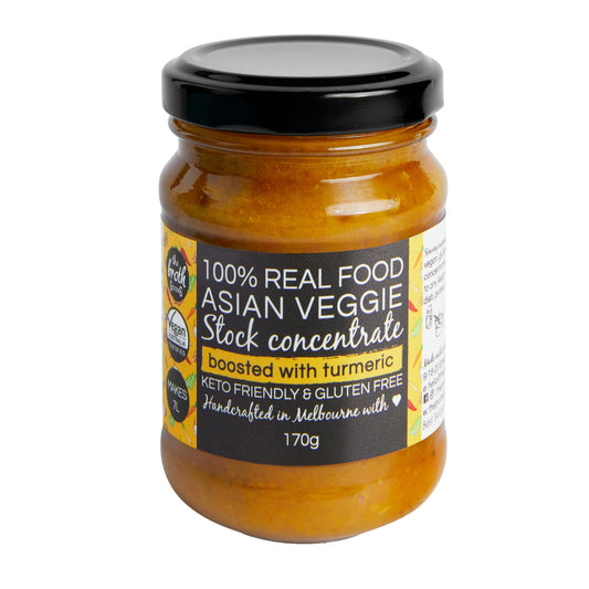 Asian veggie stock paste, lemongrass-infused, makes 7L of rich stock
