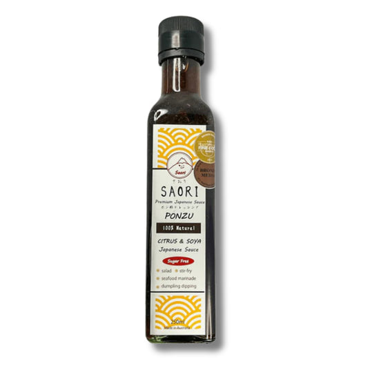Authentic Japanese ponzu sauce, citrus-infused, handcrafted in Australia
