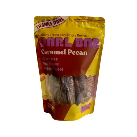Caramel pecan Darl Bars, 5-pack, organic ingredients, Byron Bay made