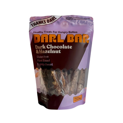 Hazelnut & dark chocolate nut bars, 5-pack, protein-rich healthy snack