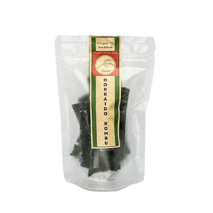 Premium Hokkaido kombu kelp, first-grade quality, rich in umami, 20 serves