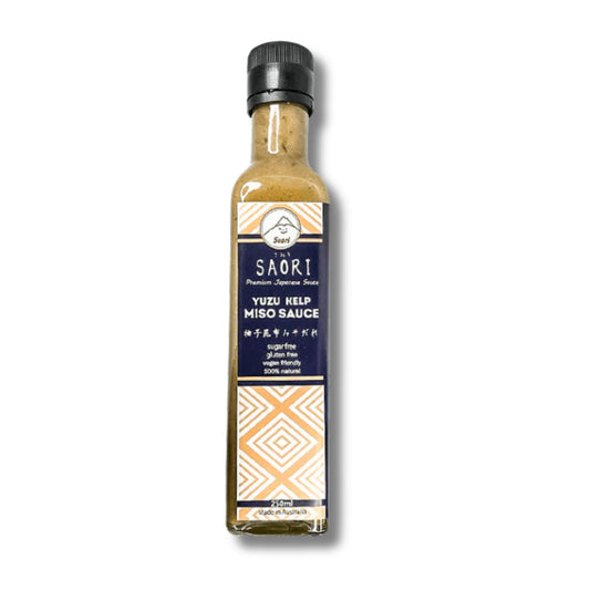 Premium yuzu kelp miso sauce, umami-rich, handcrafted in Australia