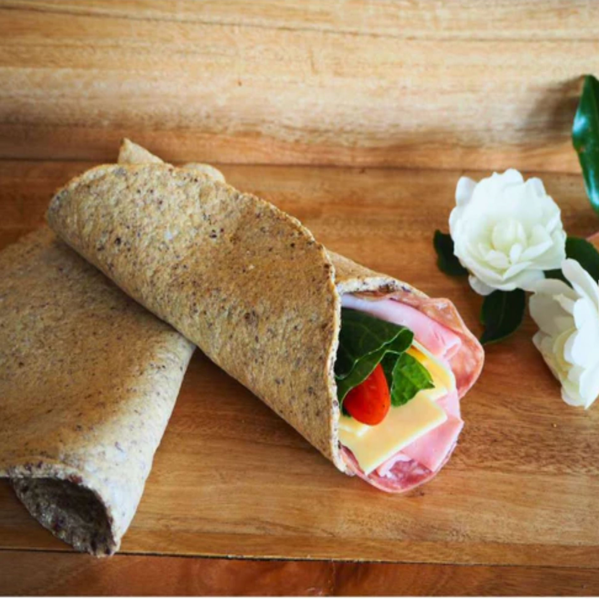 Gluten-free bendy wrap mix, real food ingredients, easy to make, 4 wraps.