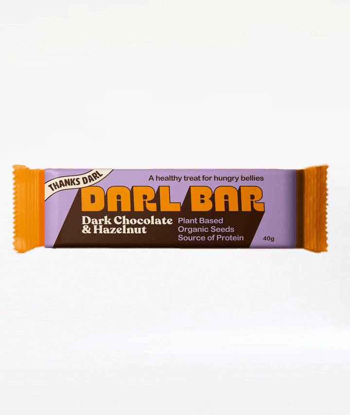 Dark Chocolate & Hazelnut Darl Bars - Thanks Darl (40g Single Bar)