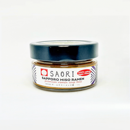 Authentic miso ramen soup base, 4 servings, vegan-friendly, made in AUS