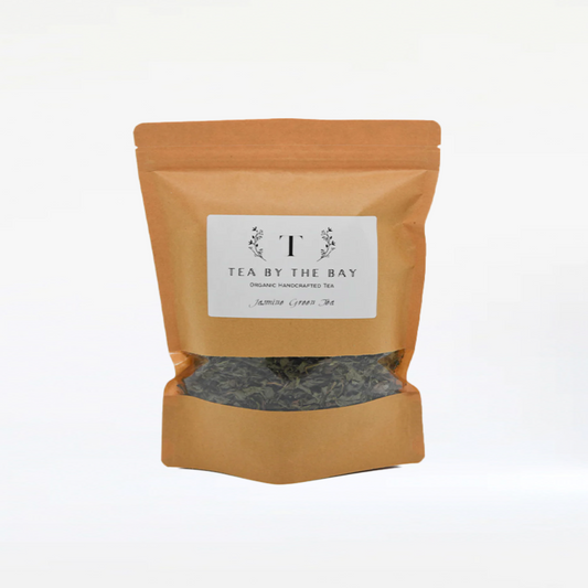 Organic jasmine green tea, floral aroma, smooth taste, 50g loose leaf