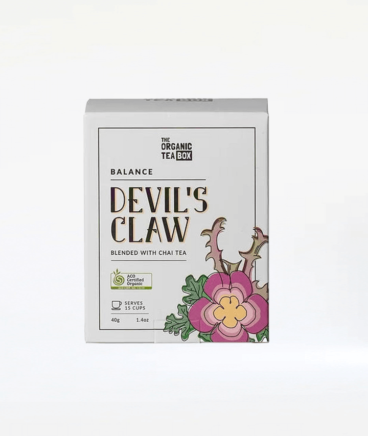 The Organic Tea Box BALANCE - Devils Claw & Chai Tea 50g