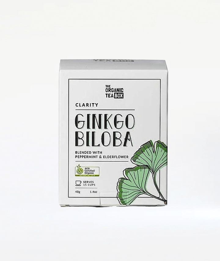 The Organic Tea Box CLARITY - Ginkgo & Peppermint 50g